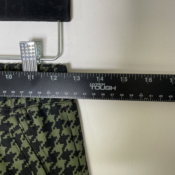 IVY PARK Joggers Kids Medium 11-12Y Houndstooth Denim Pants Black Green New - Picture 12 of 14